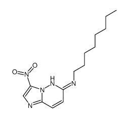 3-nitro-N-octylimidazo[1,2-b]pyridazin-6-amine Structure