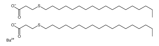 barium bis[3-(octadecylthio)propionate] Structure