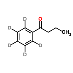 1-(2H5)Phenyl-1-butanone structure