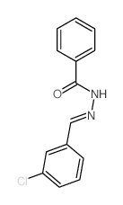 Benzoic acid,2-[(3-chlorophenyl)methylene]hydrazide Structure