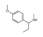 1-(4-methoxyphenyl)-N-methylpropan-1-amine Structure