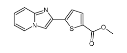 5-imidazo[1,2-a]pyridin-2-yl-thiophene-2-carboxylic acid methyl ester结构式