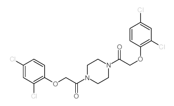 2-(2,4-dichlorophenoxy)-1-[4-[2-(2,4-dichlorophenoxy)acetyl]piperazin-1-yl]ethanone picture