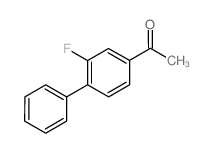 4-Acetyl-2-fluorobiphenyl Structure