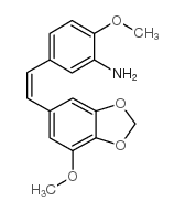 (Z)-2-Methoxy-5-(2-(7-Methoxy-Benzo[D][1,3]Dioxol-5-Yl)Vinyl)Aniline structure