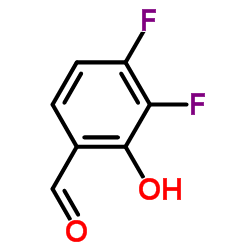 3,4-Difluoro-2-hydroxybenzaldehyde structure