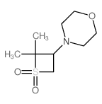 4-(2,2-Dimethyl-1,1-dioxido-3-thietanyl)morpholine picture