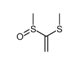 1-methylsulfanyl-1-methylsulfinylethene Structure