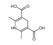 2,6-dimethyl-1,4-dihydropyridine-3,5-dicarboxylic acid Structure