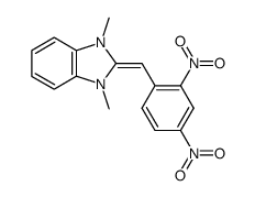 2-(2,4-dinitro-benzylidene)-1,3-dimethyl-2,3-dihydro-1H-benzoimidazole Structure