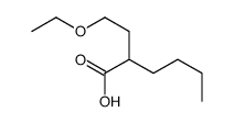 2-(2-ethoxyethyl)hexanoic acid Structure