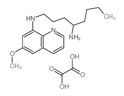 N-(6-methoxyquinolin-8-yl)octane-1,4-diamine; oxalic acid Structure