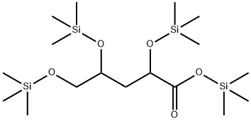 Pentonic acid, 3-deoxy-2,4,5-tris-O-(trimethylsilyl)-, trimethylsilyl ester picture