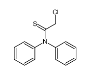 2-chloro-N,N-diphenylethanethioamide Structure