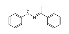 1-phenyl-2-(1-phenylethylidene)hydrazine Structure