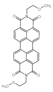 n,n'-di(2-methoxyethyl)-perylene-tetracarbonic acid, diamide Structure