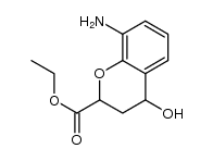 8-amino-2-ethoxycarbonyl-4-hydroxy-3,4-dihydro-2H-1-benzopyran Structure