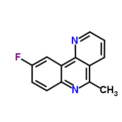 9-Fluoro-5-methylbenzo[h][1,6]naphthyridine结构式