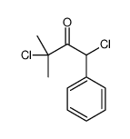 1,3-dichloro-3-methyl-1-phenylbutan-2-one Structure