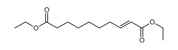 diethyl dec-2-enedioate Structure