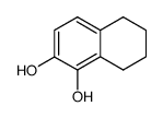 1,2-dihydroxy-5,6,7,8-tetrahydronaphthalene结构式