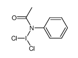 N-dichloroiodanyl-acetanilide Structure