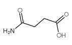 Butanoic acid,4-amino-4-oxo- Structure