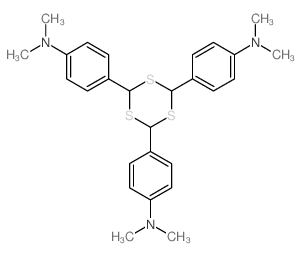 Benzenamine,4,4',4''-(1,3,5-trithiane-2,4,6-triyl)tris[N,N-dimethyl- picture