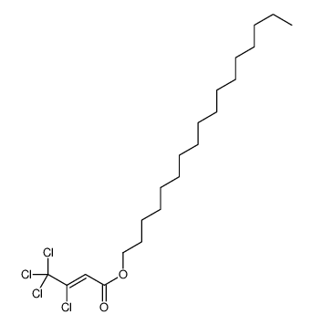 heptadecyl 3,4,4,4-tetrachlorobut-2-enoate Structure