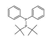 1.1-Diisobutyl-2.2-diphenyldiphosphin Structure