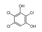 2,4,5-trichlorobenzene-1,3-diol Structure