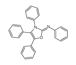 N,3,4,5-tetraphenyl-1,3-oxazol-2-imine Structure