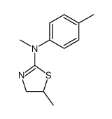 methyl-(5-methyl-4,5-dihydro-thiazol-2-yl)-p-tolyl-amine Structure