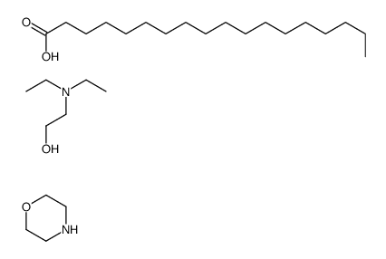 2-(diethylamino)ethanol,morpholine,octadecanoic acid Structure