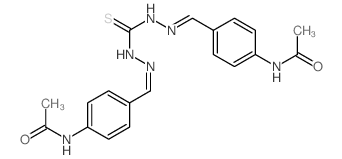 Acetanilide,4'-formyl-, 4',4'''-(thiocarbohydrazone) (8CI) picture