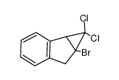 1-bromo-3,4-benzo-6,6-dichlorobicyclo[3.1.0]hexane Structure