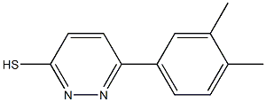 6-(3,4-dimethylphenyl)pyridazine-3-thiol Structure