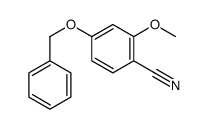 2-methoxy-4-phenylmethoxybenzonitrile Structure