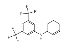 N-(cyclohex-2-enyl)-3,5-bis(trifluoromethyl)benzenamine结构式