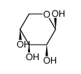 alpha-L-Ribopyranose (9CI) structure