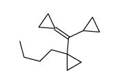 1-butyl-1-[cyclopropyl(cyclopropylidene)methyl]cyclopropane Structure