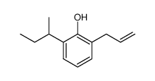 2-allyl-6-(1-methylpropyl)phenol Structure