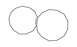 cis-bicyclo[11.11.0]tetracos-1(13)-ene结构式