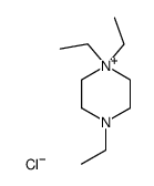 1,1,4-triethyl-piperazinium, chloride结构式