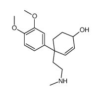 4-(3,4-Dimethoxyphenyl)-4-[2-(methylamino)ethyl]-2-cyclohexen-1-ol structure