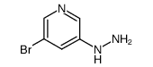 (5-Bromo-pyridin-3-yl)-hydrazine structure