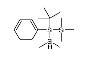 tert-butyl-dimethylsilyl-phenyl-trimethylsilylsilane Structure