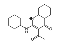 3-[bis(cyclohexylamino)methylidene]pentane-2,4-dione结构式