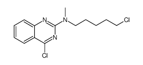 4-chloro-N-(5-chloropentyl)-N-methylquinazolin-2-amine结构式