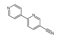 6-pyridin-4-ylpyridine-3-carbonitrile结构式